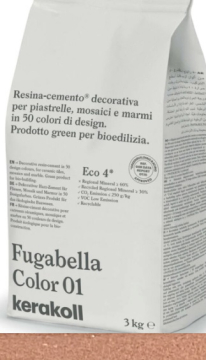 Смеси и затирки Fugabella Color затирка для швов 35 3кг Kerakoll