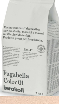 Смеси и затирки Fugabella Color затирка для швов 39 3кг Kerakoll