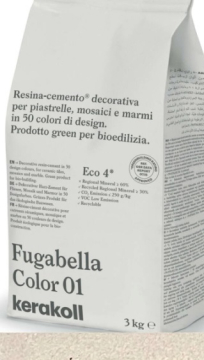 Смеси и затирки Fugabella Color затирка для швов 44 3кг Kerakoll