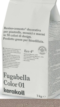 Смеси и затирки Fugabella Color затирка для швов 46 3кг Kerakoll