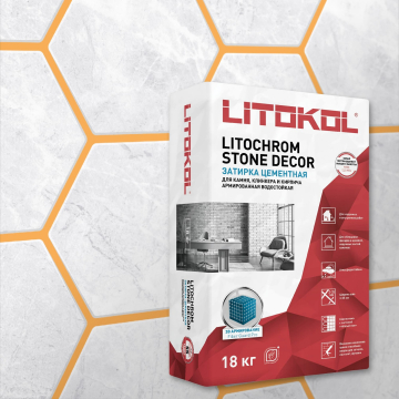 Смеси и затирки Litochrom Stone Decor SD.430 Песочный 18кг LITOKOL