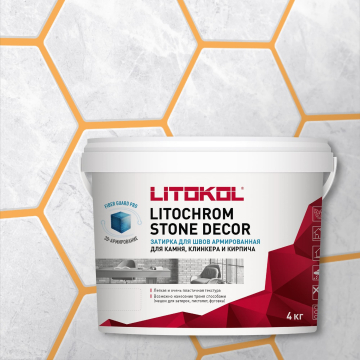 Смеси и затирки Litochrom Stone Decor SD.430 Песочный 4кг LITOKOL