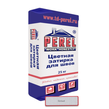 Смеси и затирки RL 0405 белая 25 кг Perel