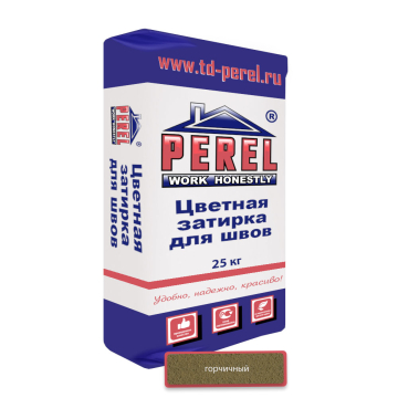 Смеси и затирки RL 0436 горчичная 25 кг Perel