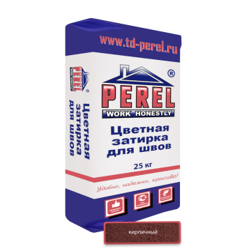 Смеси и затирки RL 0438 кирпичная 25 кг Perel