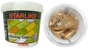 Смеси и затирки SHINING GOLD Добавка ярко-золотого цвета для STARLIKE 100 г LITOKOL