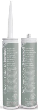 Смеси и затирки Silicone Color герметик 01 310мл Kerakoll