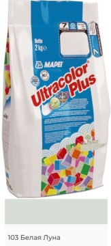 Смеси и затирки ULTRACOLOR PLUS 103 Белая луна (2 кг) Mapei