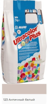 Смеси и затирки ULTRACOLOR PLUS 123 Античный белый (2 кг) Mapei