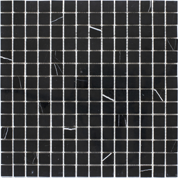 StarMosaic JMST034 Мозаика Black Polished 30.5X30.5 StarMosaic