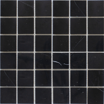 StarMosaic JMST056 Мозаика Black Polished 30.5X30.5 StarMosaic