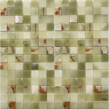 StarMosaic JMST21205 Мозаика Green Onyx 30.5X30.5 StarMosaic