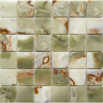StarMosaic JMST21206 Мозаика Green Onyx 30.5X30.5 StarMosaic
