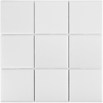 StarMosaic MH33900 Мозаика White Matt 97x97 300х300х6 StarMosaic