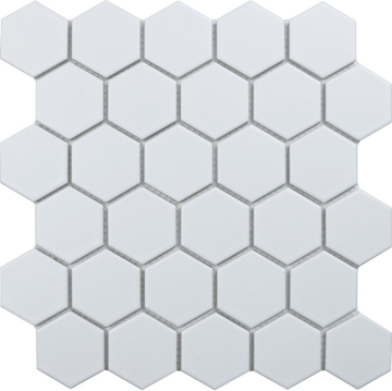 StarMosaic Мозаика Hexagon small White Matt (MT31000/IDL1005) 27.8х26.5 StarMosaic