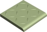 Ступени 1001B0RPIS BR10 REL PISTACHE PIS 10x10 Winckelmans