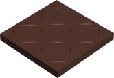 Ступени 100CA0R10BRU cx.10 RELIEF R10 BROWN BRU 10x10 Winckelmans