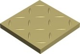 Ступени 100CA0R10COG cx.10 RELIEF R10 COGNAC COG 10x10 Winckelmans