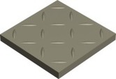 Ступени 100CA0R10GRP cx.10 RELIEF R10 PALE GREY GRP 10x10 Winckelmans