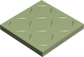 Ступени 100CA0R10PIS cx.10 RELIEF R10 PISTACHE PIS 10x10 Winckelmans
