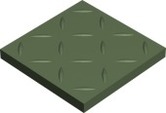 Ступени 100CA0R10VEU cx.10 RELIEF R10 GREEN VEU 10x10 Winckelmans