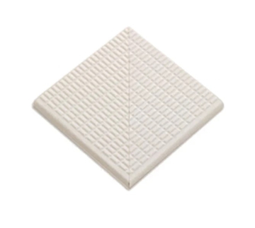 Ступени 21200 DK Petit Carre Наружный угол плитки с буртиком 12x12 Serapool