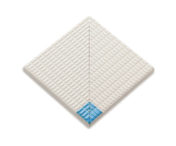 Ступени 21211 IK Petit Carre Внутренний угол плитки с буртиком Light Blue-Unglazed 12x12 Serapool