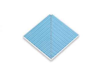 Ступени 21221 IK Внутренний угол плитки с буртиком Light Blue 12,5х12,5 Serapool