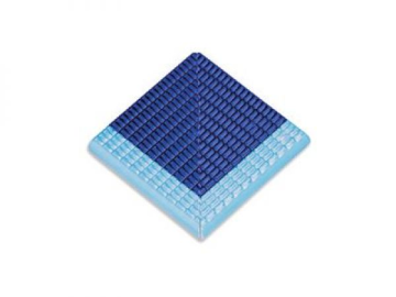 Ступени 21277 DK Наружный угол плитки с буртиком Light Blue-Cobalt 12,5х12,5 Serapool