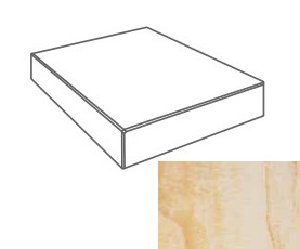 Ступени 240572 MARBLE ANGOLARE ORO LAP 32,5x32,5 Versace (Gardenia Orchidea)