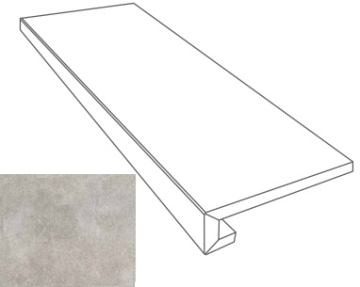 Ступени 261232 GREEK GRADONE Grigio 4x32x80 Versace (Gardenia Orchidea)