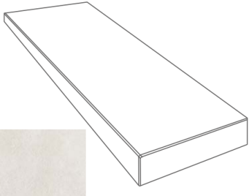 Ступени 261250 GREEK GRADONE ANGOLARE SX BIANCO 4x32x80 Versace (Gardenia Orchidea)