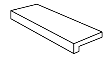 Ступени 28040 P.V.Grunge Grey AS/20X60/C/R 20x60 Peronda