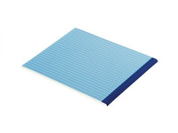 Ступени 28271 Противоскользящая ступень с сетчатой поверхностью Cobalt-Light Blue 25х30 Serapool