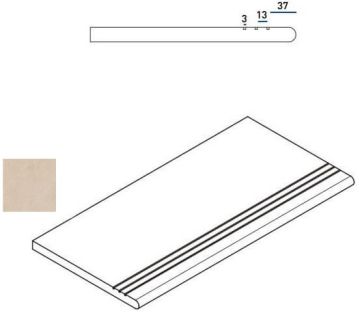 Ступени 620040000066 Magnesio Gradino Round Grip SX 30x60 Italon