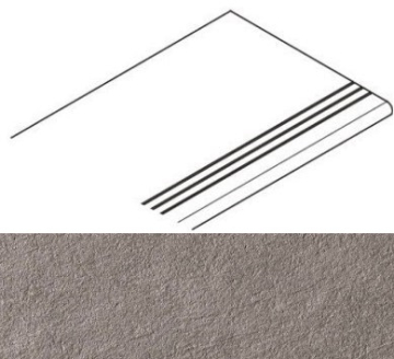 Ступени 620040000100 Landstone Night Gradino Lineare Angolo Sx 30x60 Atlas Concorde Russia