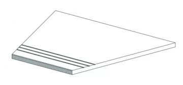 Ступени 620040000133 Rinascente Grey Gradino Lineare Angolo Dx LASTRA 20mm 30x60 Atlas Concorde Russia