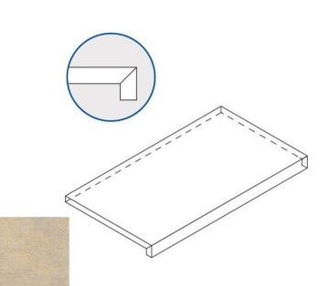 Ступени 620070000709 SAND X2 SCALINO FRONTALE 30x60 Italon