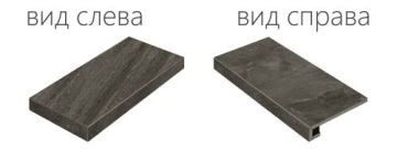 Ступени 620070000746 Climb Graphite Scalino Angolare Sinistro 33x60 Italon