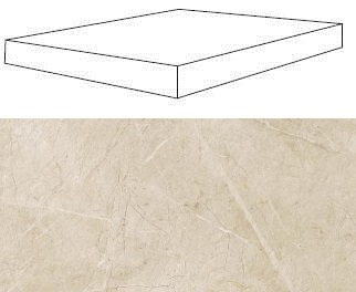 Ступени 620070000763 Supernova Stone Ivory Scalino laterale dx 33x120 Atlas Concorde Russia