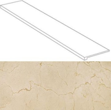 Ступени 620070000768 Supernova Stone Cream Scalino laterale sx 33x120 Atlas Concorde Russia