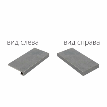 Ступени 620070000808 Materia Carbonio Scalino Angolare Destro 120 33x120 Italon
