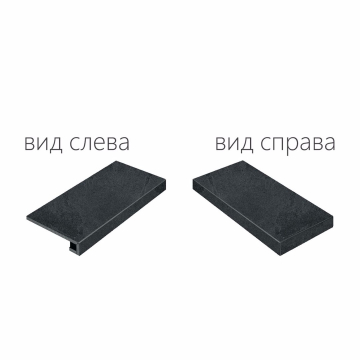 Ступени 620070000809 Materia TITANIO Scalino Angolare Destro 120 33x120 Italon