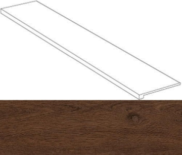 Ступени 620070000868 Oak Reserve Dark Brown Scalino Frontale 33x120 Atlas Concorde Russia