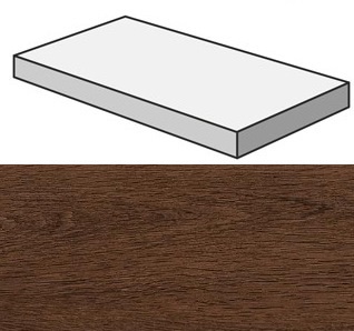 Ступени 620070000872 Oak Reserve Dark Brown Scalino Angolare Sx 33x120 Atlas Concorde Russia