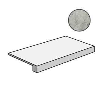 Ступени 620070000977 Charme Extra Silver Scalino Frontale 33x60 Italon