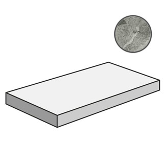 Ступени 620070000983 Charme Extra Silver Scalino Angolare Dx 33x60 Italon