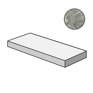 Ступени 620070001007 Charme Extra Silver Scalino Angolare Sx 33x120 Italon