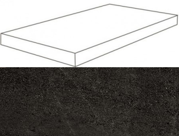 Ступени 620070001093 Dark Scalino Angolare DX Lap 33x120 Atlas Concorde Russia