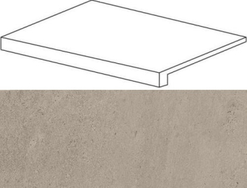 Ступени 620070001116 Silver Grey Scalino Frontale 33x60 Atlas Concorde Russia
